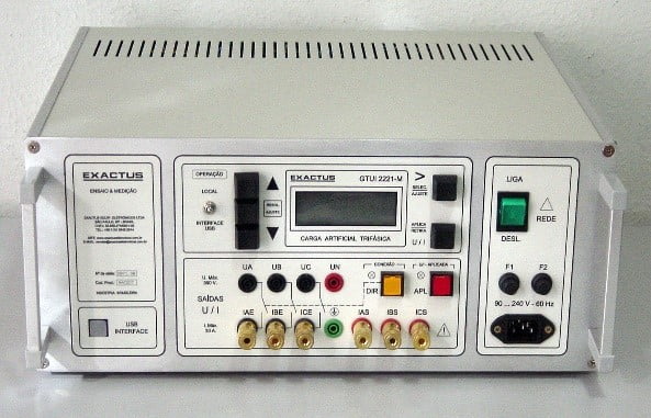  GUI 2221 –B  -  Gerador tensão/corrente  trifásico informatizado (Carga artificial)  